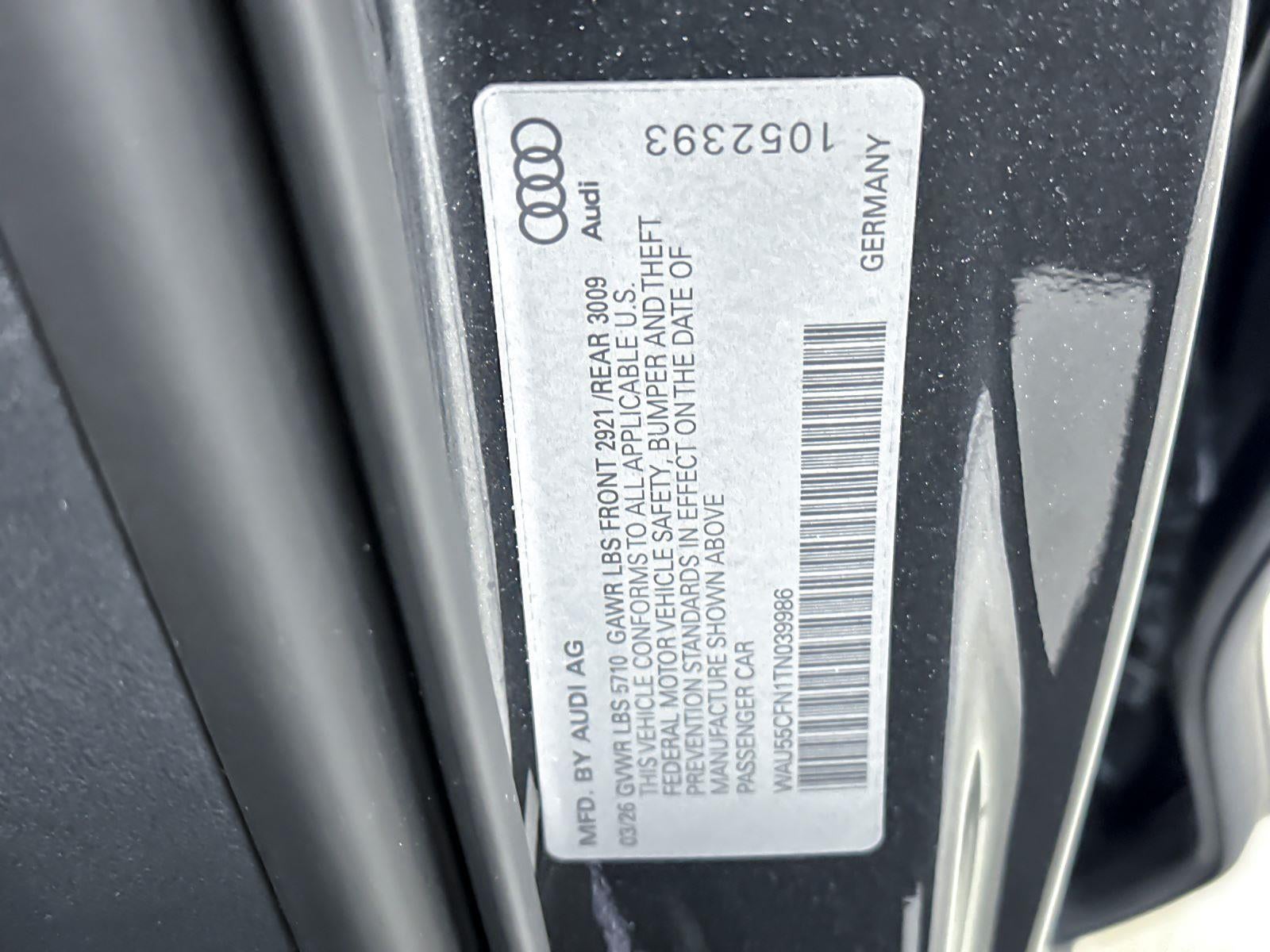 2026 Audi A6 Sedan Premium Plus