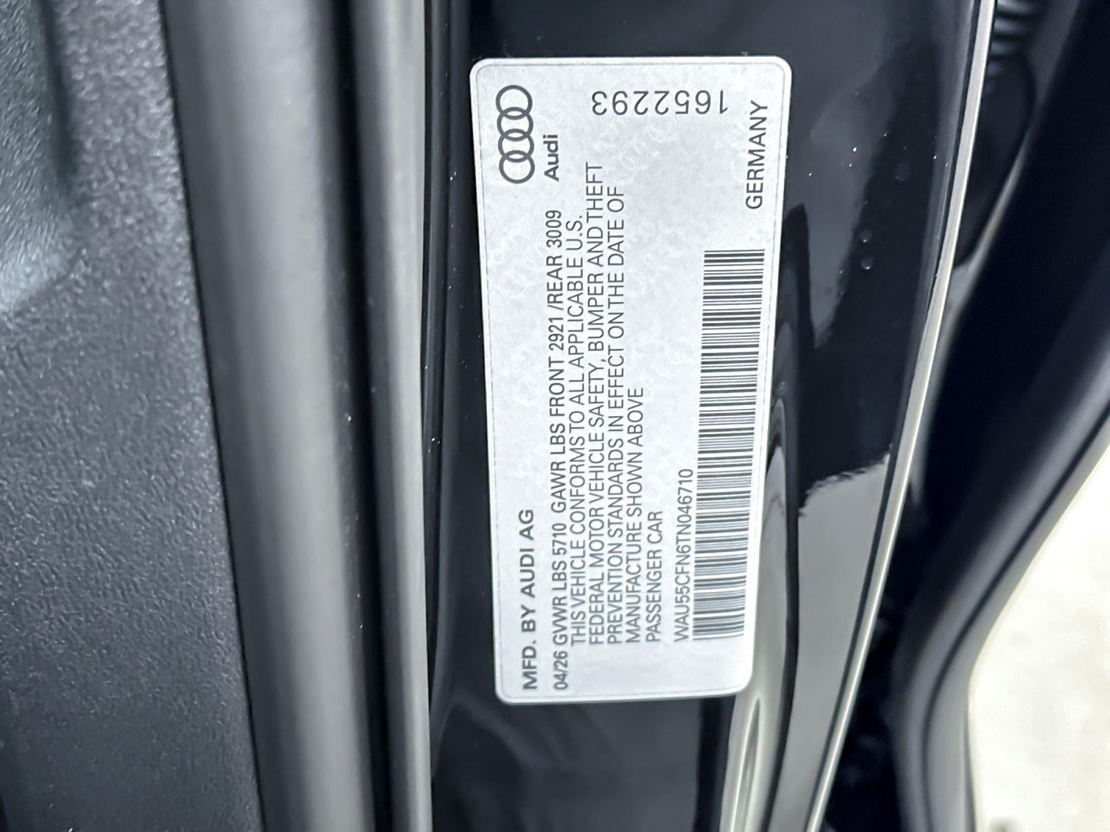 2026 Audi A6 Sedan Premium Plus