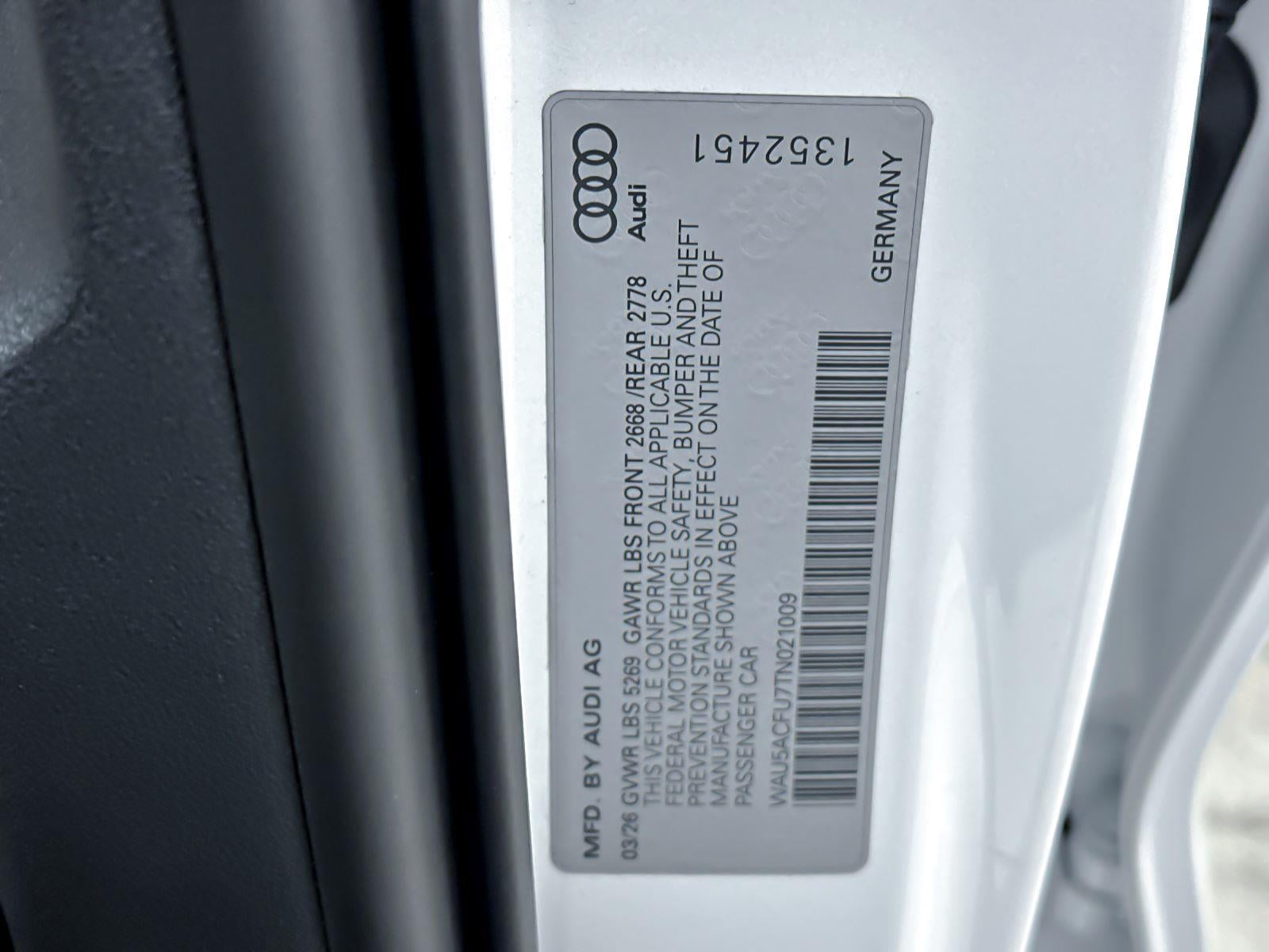 2026 Audi A5 Premium Plus