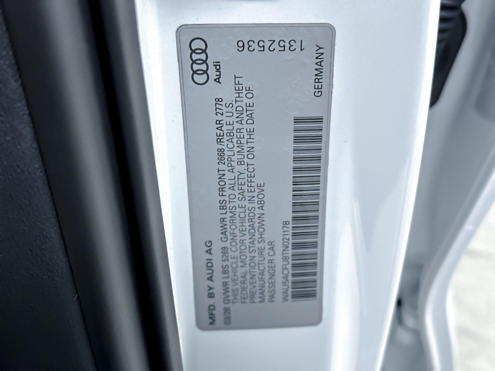 2026 Audi A5 Premium Plus