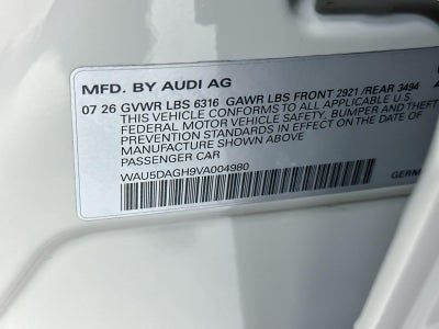 2027 Audi A6 e-tron Premium Plus