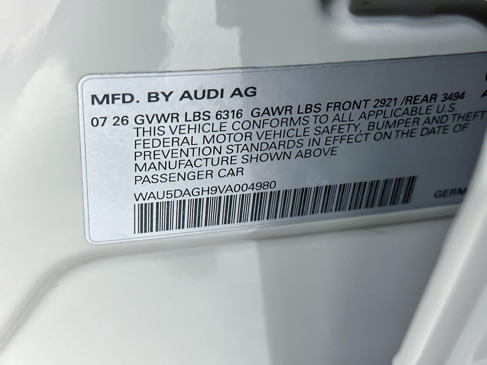 2027 Audi A6 e-tron Premium Plus