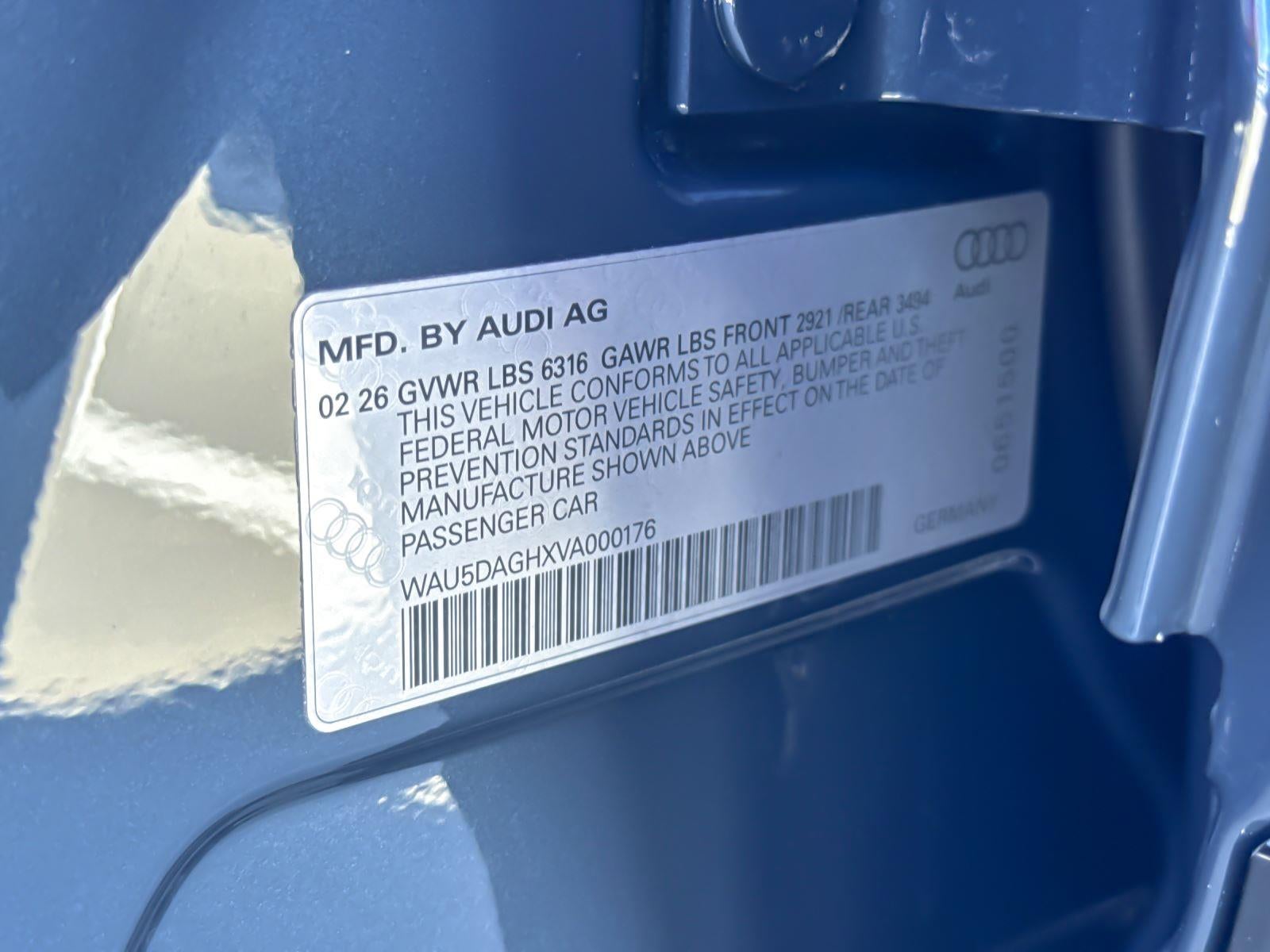 2027 Audi A6 e-tron Premium Plus