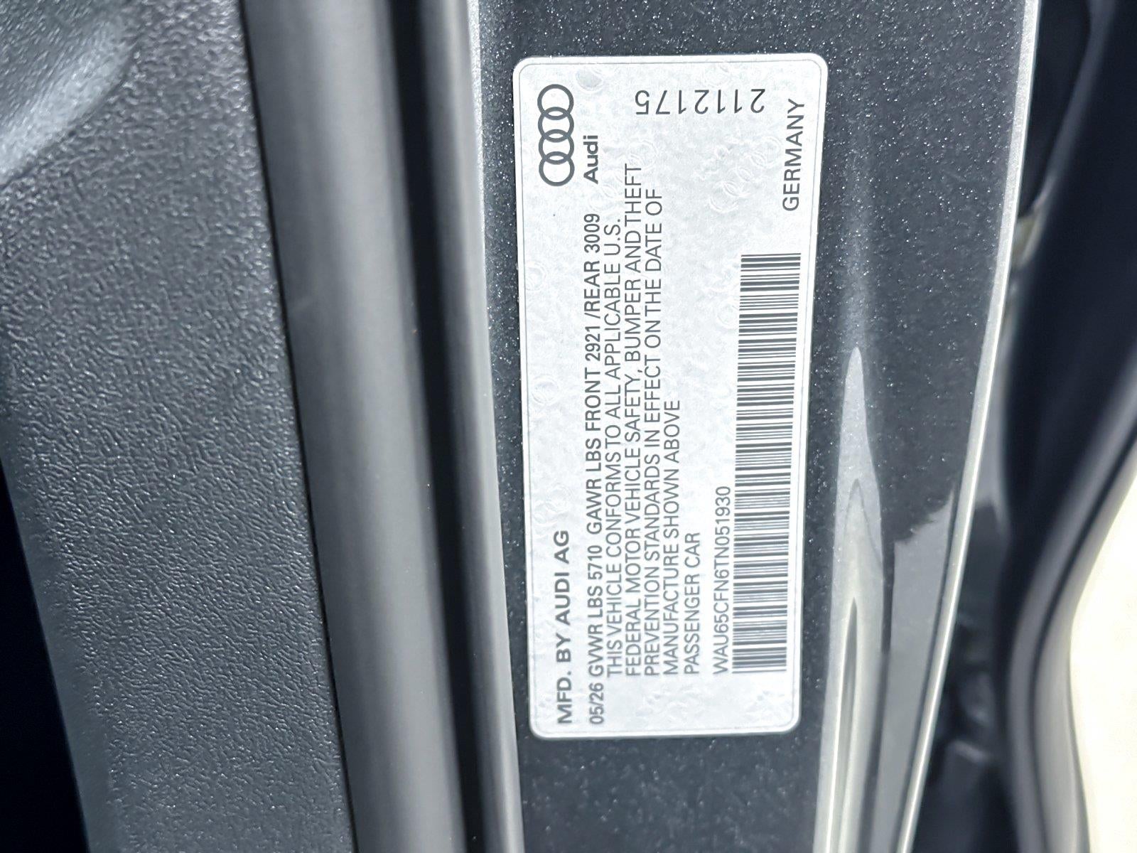 2026 Audi A6 Sedan Prestige