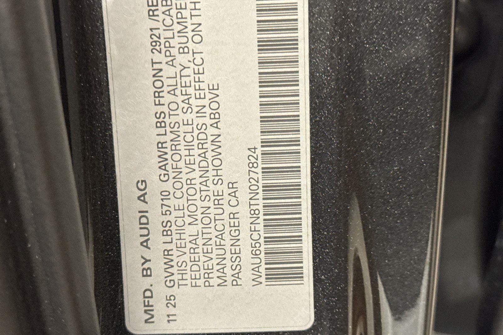 2026 Audi A6 Sedan Prestige