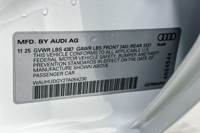 2026 Audi A3 Premium Plus