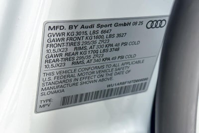 2026 Audi RS Q8 performance