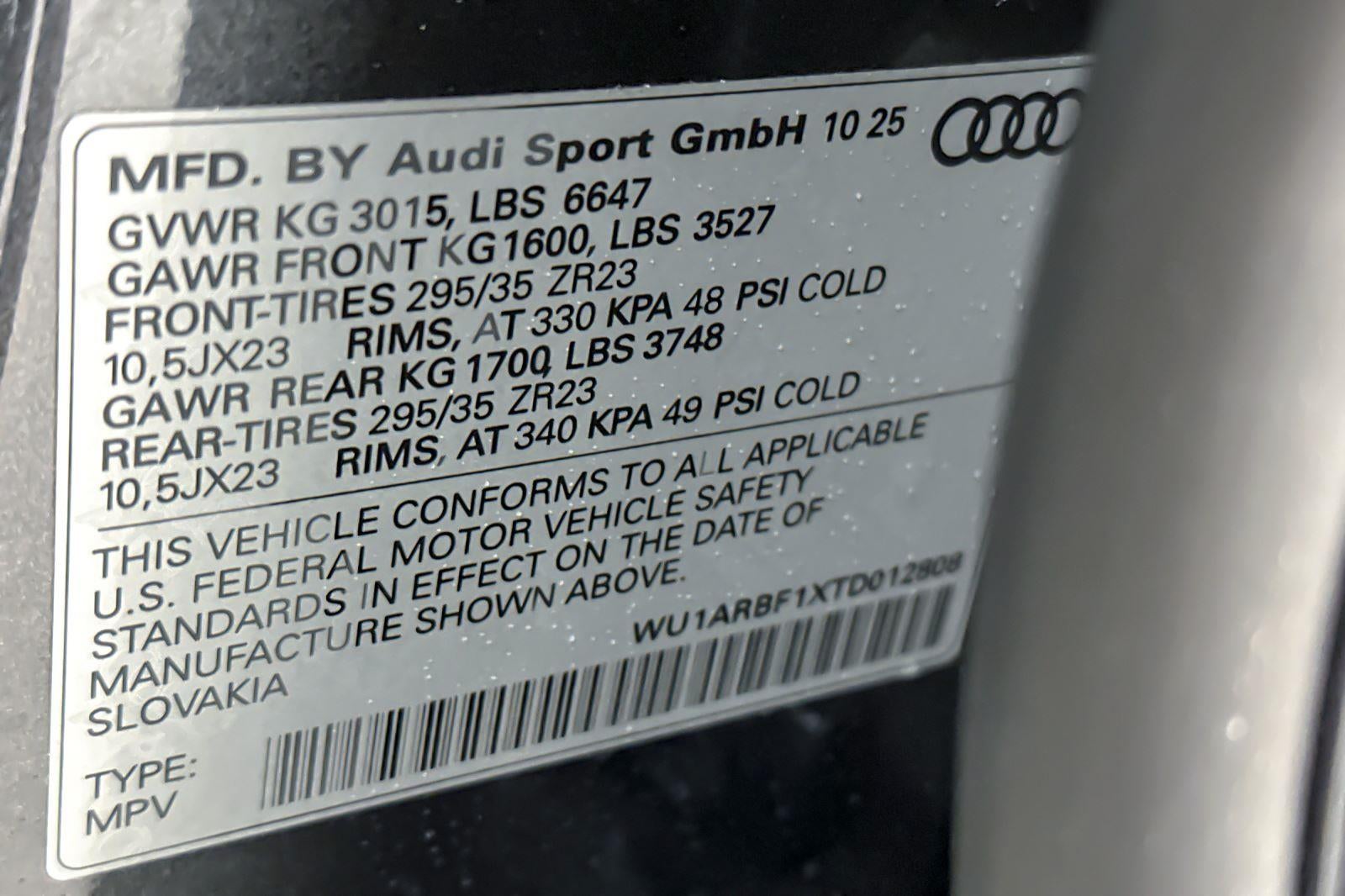 2026 Audi RS Q8 performance