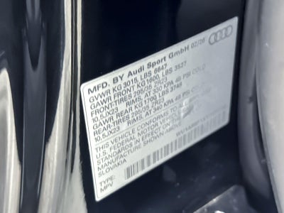 2026 Audi RS Q8 performance