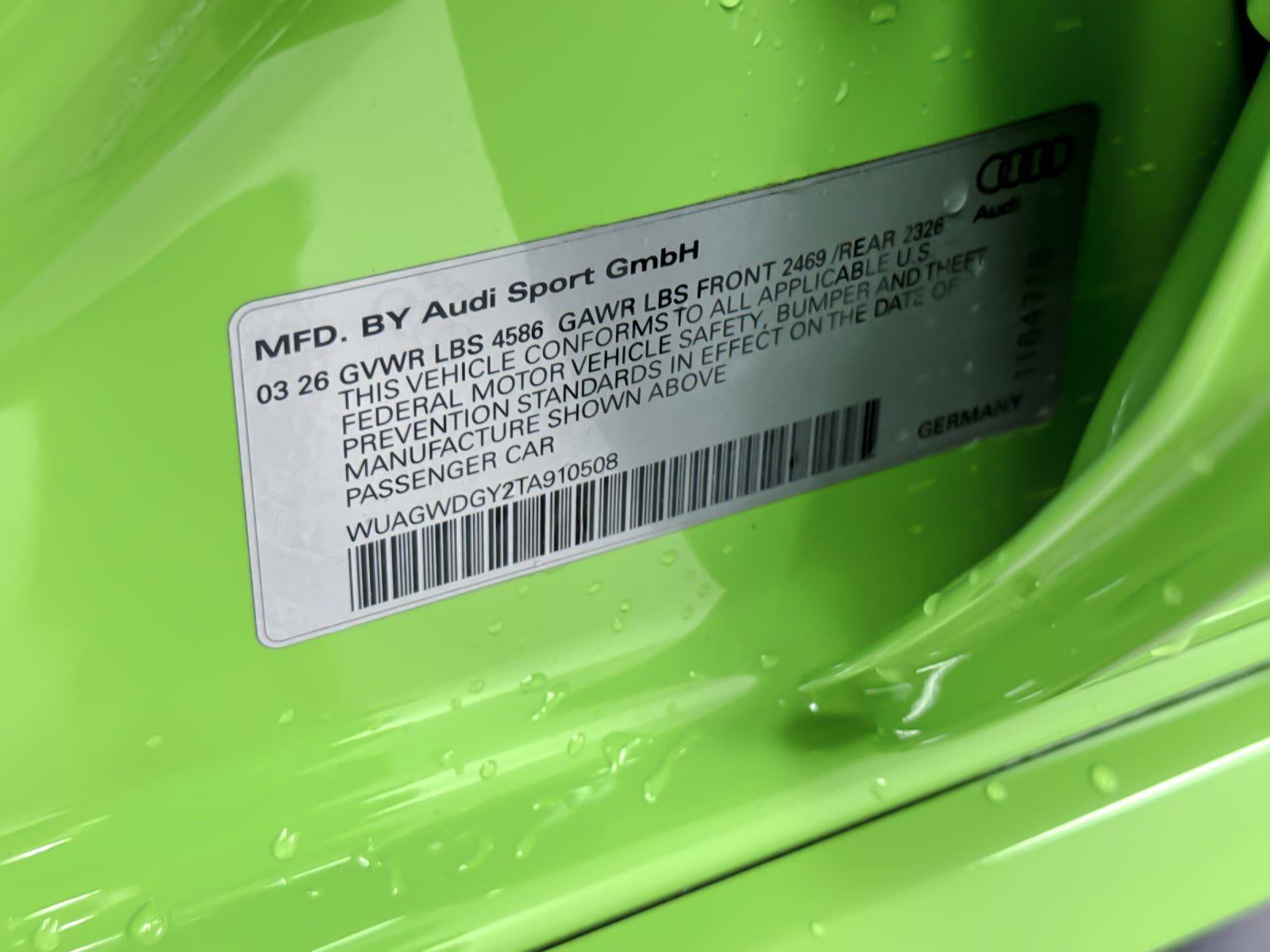 2026 Audi RS 3 quattro
