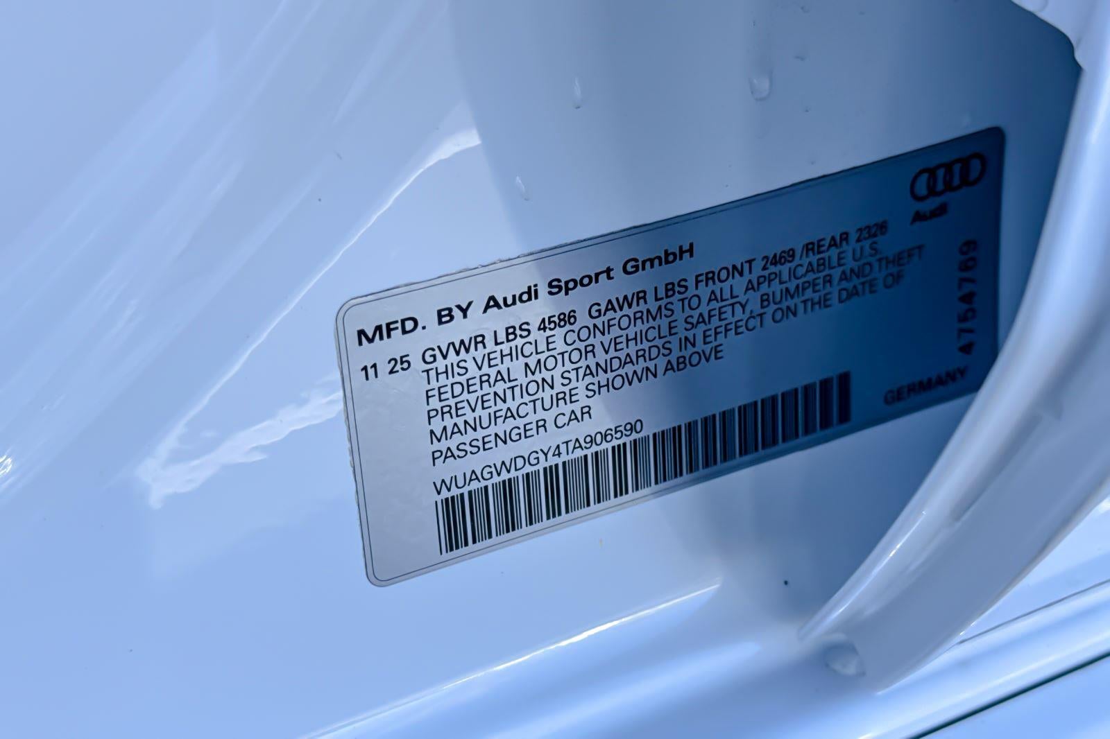 2026 Audi RS 3 quattro