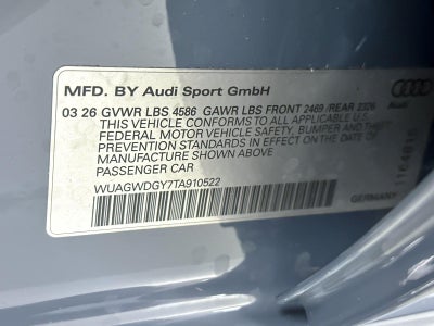 2026 Audi RS 3 quattro