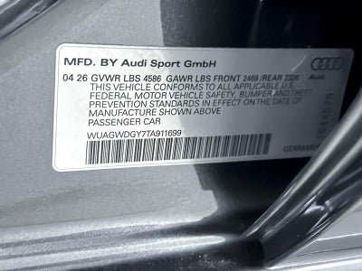 2026 Audi RS 3 quattro