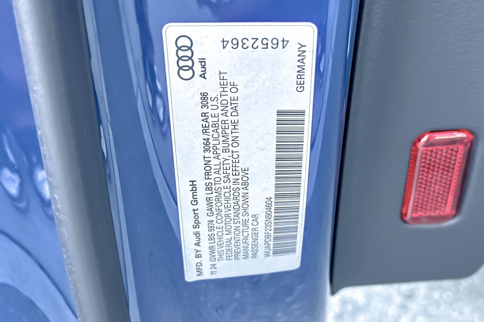 2025 Audi RS 7 performance