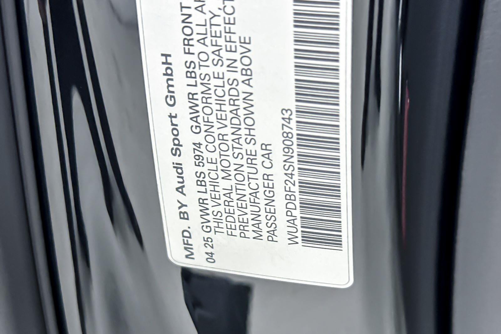 2025 Audi RS 7 performance