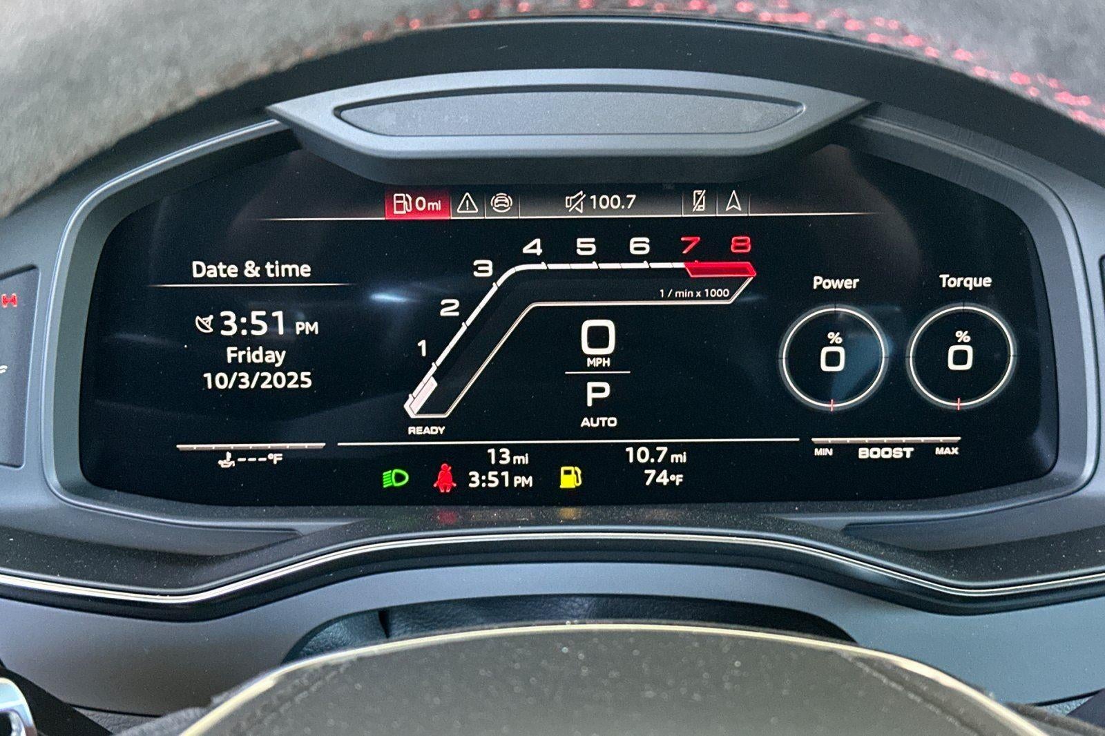 2026 Audi RS 7 performance